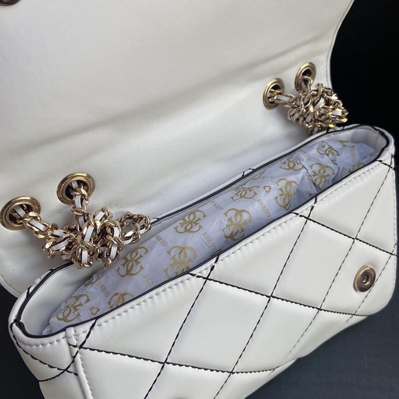 New GUESS Cessily Colorblock Convertible Crossbody Bag - Picture 4 of 12